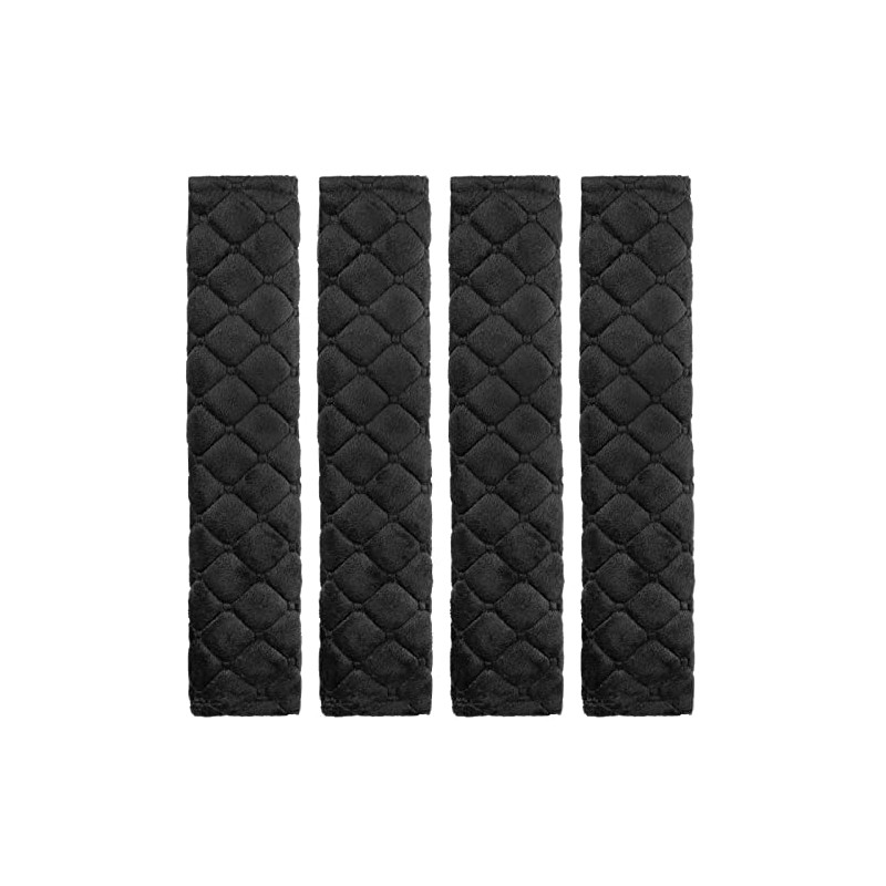 Tatuo 4 Pack Extra Long Seat Belt Cover for Comfort