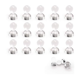 Ant Mag Neodymium Magnets Pins D11 mm Strong Magnets for Fridge Whiteboards Calendar Cards in School and Office Pack of 18