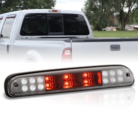 AJP Distributors Black Housing Clear Lens LED Third 3RD Brake Cargo Bed High Mount Roof Stop Light Tail Lamp Bar Compatible/Replacement For Ranger 1993-2011 / F250 F350 F450 F550 Super Duty 1999-2016