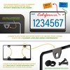 Supra License Plate Frame – Stealth Black Powder Coat UV