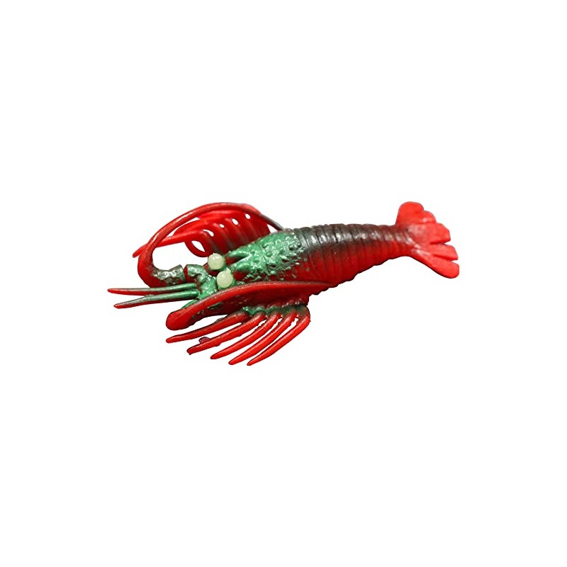 Fake Octopus Bait Marushin Fishing Gear Fake Shrimp Red Medium