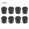 sourcing map Rubber Furniture Caps 21mm Inner Diameter Round Table