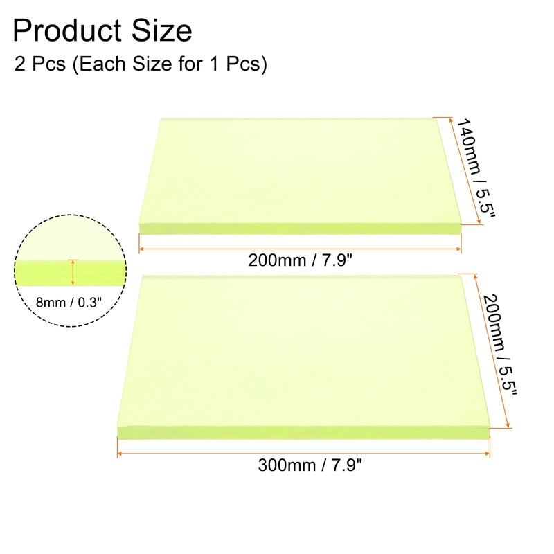 sourcing map Leather Craft Punching Pad, Stamping Mat, Mute Board