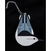 Charley Harper Brass White-Breasted Nuthatch Ornament Adornment