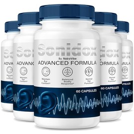 (5 Pack) Sonidox Capsules – Premium Sinodox Hearing Support for Ear Comfort, Clear Sound & Auditory Health | All-Natural Sonicdox Easy-to-Take Daily Formula (300 Capsules)