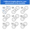 50PCS Replacement Elastic Straps for Anti-snoring Appliance 100% Latex Free