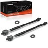 A-Premium 2 x Front Inner Tie Rod Ends, Compatible with