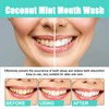 Coconut Pulling Oil for Teeth with Mint and Vitamin E,