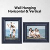 LaVie Home 5x7 Picture Frames (3 Pack, Bule) Rustic Photo