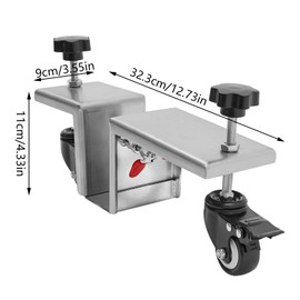 Door Installation Kit, 2 Pcs Dolly Heavy Duty Door Board Dolly with 360° Rotating Wheels for 1.375" - 1.75" Door Installation Tools for Pre Hung Door Lifter Up to 500 Lbs