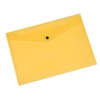 Envelope Wallet Q-CONNECT Press Stud PP A4 172 Micron Transparent