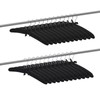 Jetec 24 Pieces Satin Padded Hangers with 360° Swiveling Hook