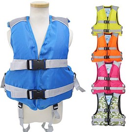 Fine Japan FV-6161 Simple Junior Life Jacket, Flotation Vest, For Kids/Children, For Fishing, Playing in Water, River Leisure Activities (Pink, S)