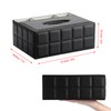 SUMTREE Tissue Box PU Leather Rectangle Tissue Box Tissue Dispenser