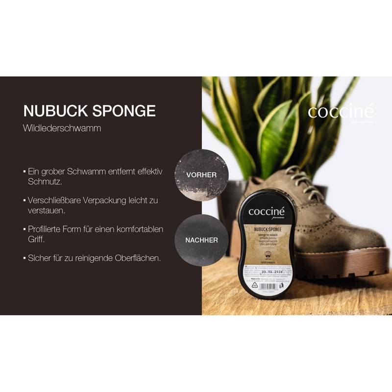 Coccine - Express suede brush for shoe care, effective suede