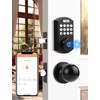 Tinewa Fingerprint Door Lock with 2 Door Knobs - Keyless