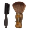 Neck Duster Set, Fast Cleaning Soft Nylon Bristle Barber Brush