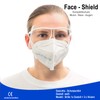 Face Visor Full Protection Mouth, Nose, Eyes, Anti-Bacterial, Glasses Frame,