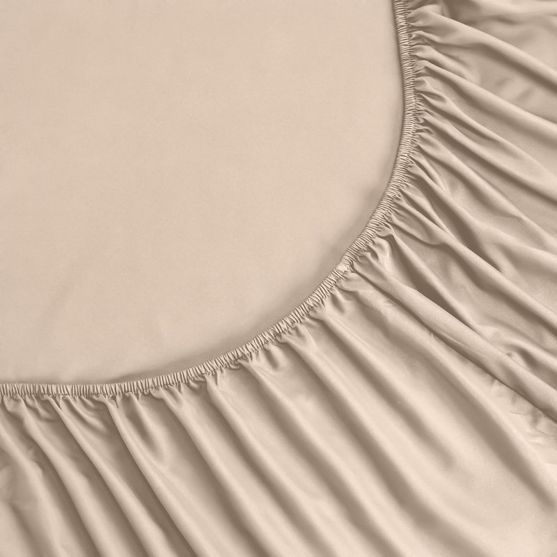 Utopia Bedding - Spannbettlaken 180x200cm Bis 30 cm - Beige