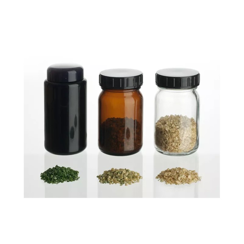 Mypharmjar Miron Glass storage Jar 250ml w/digital sensor lid -