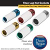 TITAN 21091 1/2-Inch Drive x 17mm Non-marring Impact Deep Lug