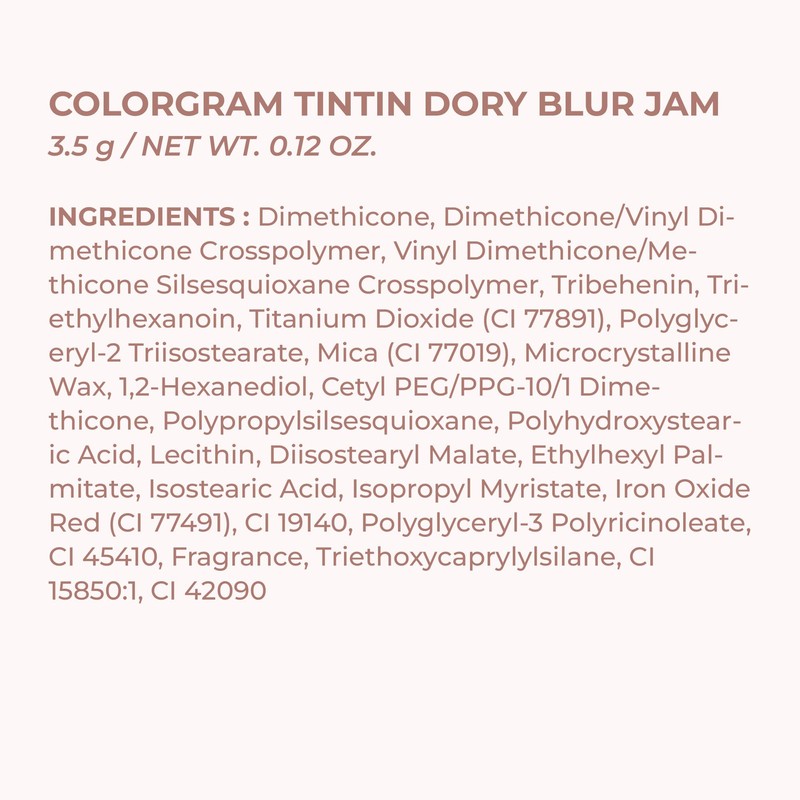 COLORGRAM NUDE BLUR JAM 02 WARM ALMOND | Pudding Pot