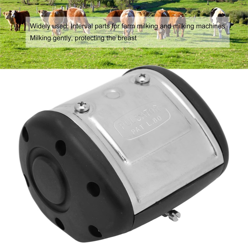 L80 Pneumatic Pulsator, Vacuum Milking Pulsator Machine 2 Exits Milking