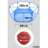 JFOLKS Pet Circle, Foldable, For Small Animals, Breathable, Mesh Material,