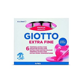 Giotto Tempera Paint, pink, 11.5 x 2.2 x 10.3 cm