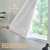 Jilron Adhesive Curtain,100% Blackout Curtains, No Drilling, Suitable for Multi-Scenes