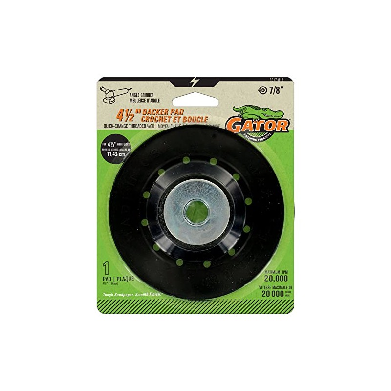 Gator Angle Grinder Backer Pad