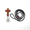 Daily Bible Verse Cross Car Charm, Rearview Mirror Hanging Ornament