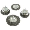 Makita D-65729 Wire Brush Set 4 Pieces for Rust Removal