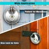 Fuaxat 10Pack Disc Locks Keyed Alike, 2-3/4"(70mm) Storage Locks for