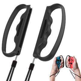 Fit Boxing Compatible Boxing Game Controller Grips Switch Fit Boxing for Adults and Kids Enhances Gaming Experience, Lightweight, Easy Grip, Easy Operation, Ergonomic Design, Set of 2, Black