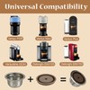 Reusable Coffee Pods Kit, 80ml Stainless Steel Coffee Capsule with