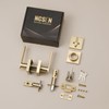 NCSEN Front Door Locksets with Single Cylinder Deadbolt,Heavy Duty Door