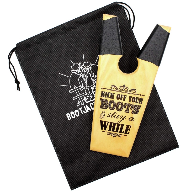 BootJack and Jill Wooden Pine Boot Jack, Boot and Shoe