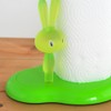 A di Alessi Bunny & Carrot Kitchen Roll Holder, Green
