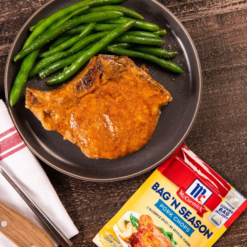 McCormick Bag 'n Season Pork Chops Cooking Bag & Seasoning