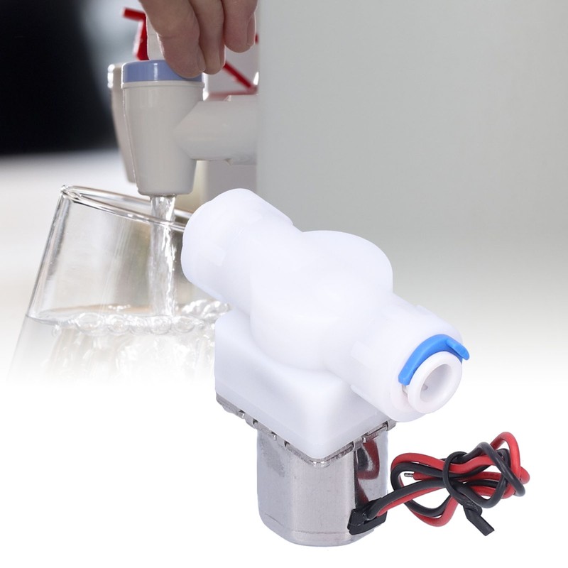 1/4in Solenoid Valve Drinking Water Quick Connector Bistable Pulse Hydraulic