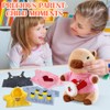 Gohytal Capybara Cuddly Toy Set, 23 cm Capybara Plush Toy,