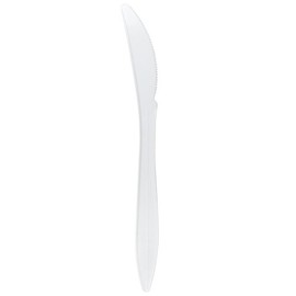 Karat U2041W PS Medium Weight Knives - White (Case of 1000)