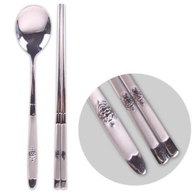 Spoon set (set) Turtle sanding spoon (1P) 10 pieces Chopsticks spoon / 숟가락세트 (set)거북샌딩수저(1P)10개 젓가락 숟가락