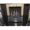 Grey Gas Logs Ceramic Pebbles,24PCS Gas Fireplace Logs,Inside Fireplace Accessories,Ceramic
