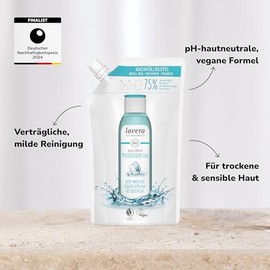 Lavera Refill Bag Basis Sensitive Shower 2 in 1, 0.5 L