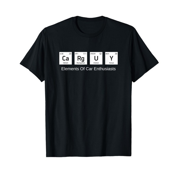 Funny Car Guy Gift - Elements Of Car Enthusiasts Nerd