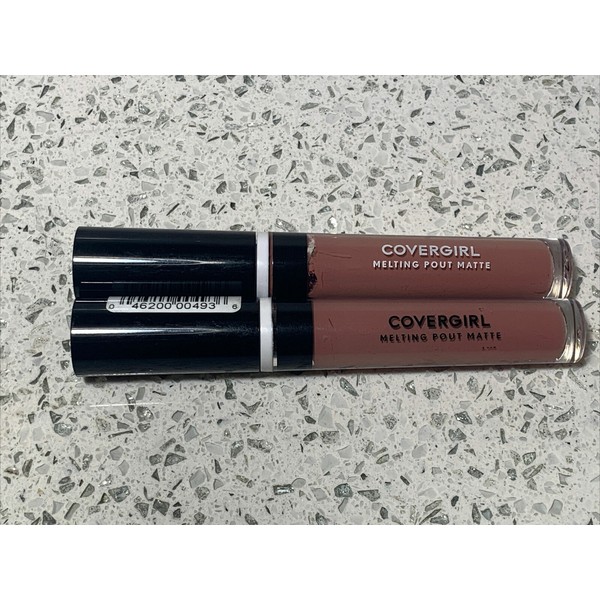 2X - Covergirl Melting Pout Matte Liquid Lipstick #340 Current Nude