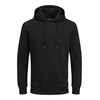 JACK & JONES Male Hoodie Plus Size Plain Hoodie, black
