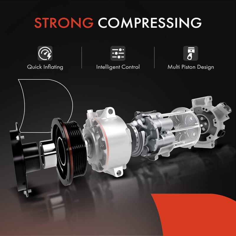 A-Premium Air Conditioner AC Compressor with Clutch Compatible with Subaru